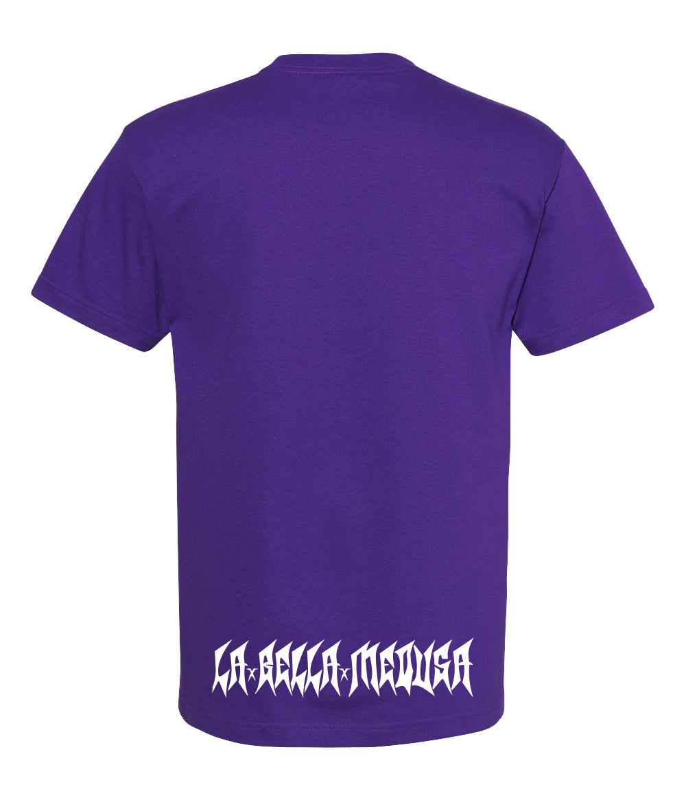 ILL BILL La Bella Medusa T Shirt (Purple)