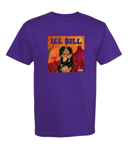 ILL BILL La Bella Medusa T Shirt (Purple)