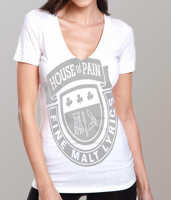 HOP Crest Girls V-Neck Shirt
