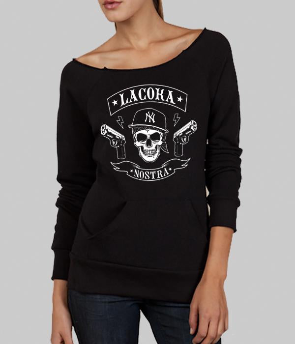 La Coka Nostra MC NY Girls Crewneck Sweatshirt