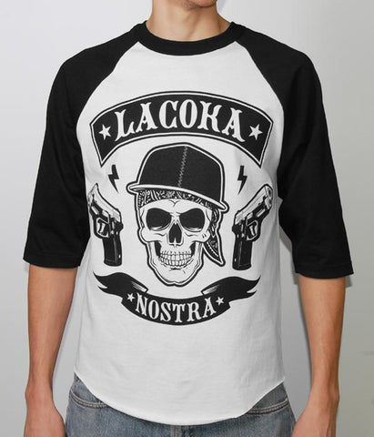La Coka Nostra Blank MC Raglan Shirt
