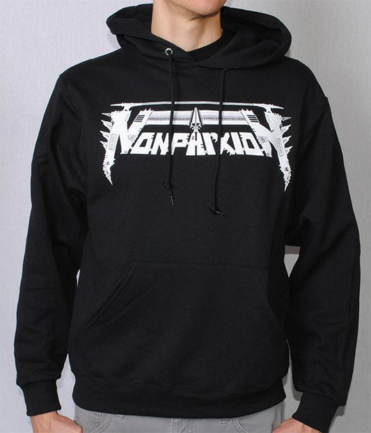 Non Phixion White Logo Pullover Hooded Sweatshirt